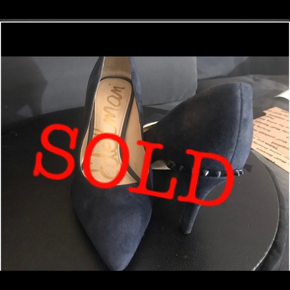 Sam Edelman Shoes - Sam Edelman 41/2 Tonia Pump In Navy Blue.